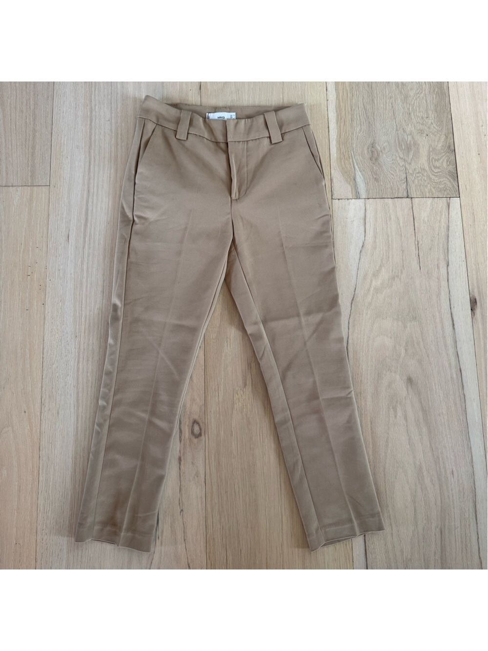 Mango Khaki Pants Trousers Size 4 NWT